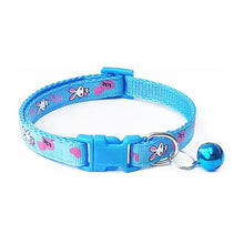 Load image into Gallery viewer, 1PC Polyester Puppy Necklace Collar with Bells Popular Dog Collars Lovely Pet Supplies Pets Collars Cute Cat Adjustable Hot Sale
