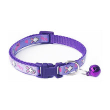 Load image into Gallery viewer, 1PC Polyester Puppy Necklace Collar with Bells Popular Dog Collars Lovely Pet Supplies Pets Collars Cute Cat Adjustable Hot Sale
