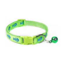 Load image into Gallery viewer, 1PC Polyester Puppy Necklace Collar with Bells Popular Dog Collars Lovely Pet Supplies Pets Collars Cute Cat Adjustable Hot Sale
