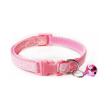 Load image into Gallery viewer, 1PC Polyester Puppy Necklace Collar with Bells Popular Dog Collars Lovely Pet Supplies Pets Collars Cute Cat Adjustable Hot Sale
