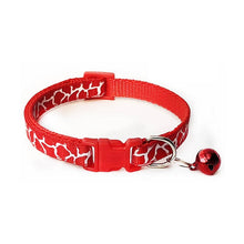 Load image into Gallery viewer, 1PC Polyester Puppy Necklace Collar with Bells Popular Dog Collars Lovely Pet Supplies Pets Collars Cute Cat Adjustable Hot Sale

