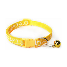 Load image into Gallery viewer, 1PC Polyester Puppy Necklace Collar with Bells Popular Dog Collars Lovely Pet Supplies Pets Collars Cute Cat Adjustable Hot Sale
