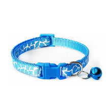 Load image into Gallery viewer, 1PC Polyester Puppy Necklace Collar with Bells Popular Dog Collars Lovely Pet Supplies Pets Collars Cute Cat Adjustable Hot Sale

