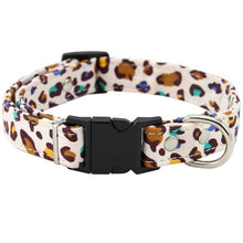 Load image into Gallery viewer, Adjustable Dog Collar Canvas Print Puppy Cat Collars for Small Medium Large Dogs Pet Neck Starp High Quality ABS Buckle S-XXL
