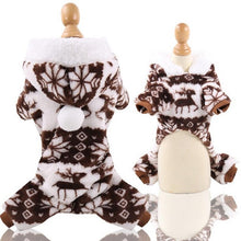Load image into Gallery viewer, Christmas Dog-Cat-Clothes Soft Warm Pet Jumpsuit Winter Dog Clothing Chihuahua Dogs Pajamas for Small Puppy York Coat Hoodies 30
