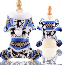 Load image into Gallery viewer, Christmas Dog-Cat-Clothes Soft Warm Pet Jumpsuit Winter Dog Clothing Chihuahua Dogs Pajamas for Small Puppy York Coat Hoodies 30
