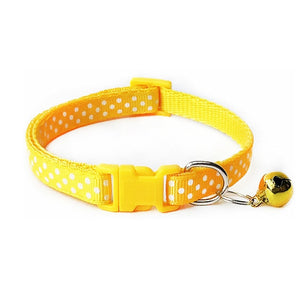 2019 Cat Dog Collar With Bell Camo Camouflage Printed Neck Strap Polyester Adjustable Puppy Animal Dog Leash Safety Dog Supplies