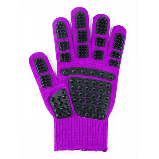 Cat grooming Glove for Cats Wool Glove Pet Hair Deshedding Brush Comb Glove For Pet Dog Cleaning Massage Glove For Accessories