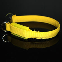 Load image into Gallery viewer, Creative Mini Safety Pet Dog Collar 18-28cm LED Nylon Collar Light-up Flashing Glow Pet Cat Dog Decor Supplies
