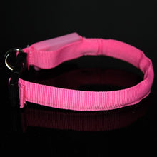 Load image into Gallery viewer, Creative Mini Safety Pet Dog Collar 18-28cm LED Nylon Collar Light-up Flashing Glow Pet Cat Dog Decor Supplies
