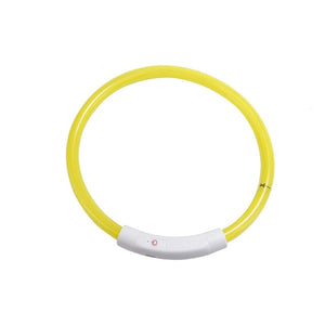 Dog Safety LED Collar USB Charging LED Tube Flashing Night Collars Luminous Necklace Puppy Cats Dogs Dark Decoration Supplies