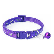 Load image into Gallery viewer, Nylon with Bell Pet Cute Fashion Paw Dog Cat Puppy Charm Adjustable Lovely Safety Collars 1PC New Buckle
