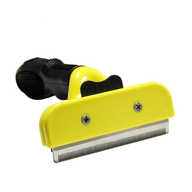 Pet Dog Comb Stainless Steel For Fur Cleaning Hair Removal Brush Cats Grooming Combs Tool Soft Handle Pet Product Accessories