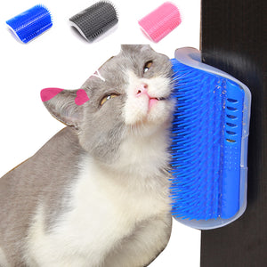 Cat Self Grooming Hair Accessorie With Catnip Angle Face Tickling Hair Removal Massage Brush Comb And Pet Dog Cat Grooming Glove