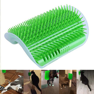 Cat Self Grooming Hair Accessorie With Catnip Angle Face Tickling Hair Removal Massage Brush Comb And Pet Dog Cat Grooming Pro