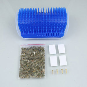 Cat Self Grooming Hair Accessorie With Catnip Angle Face Tickling Hair Removal Massage Brush Comb And Pet Dog Cat Grooming Pro