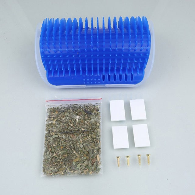 Cat Self Grooming Hair Accessorie With Catnip Angle Face Tickling Hair Removal Massage Brush Comb And Pet Dog Cat Grooming Pro