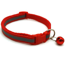 Load image into Gallery viewer, Pet collar reflective pet bell collar adjustable size suitable for cats and small dogs pet supplies

