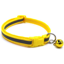 Load image into Gallery viewer, Pet collar reflective pet bell collar adjustable size suitable for cats and small dogs pet supplies
