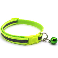 Load image into Gallery viewer, Pet collar reflective pet bell collar adjustable size suitable for cats and small dogs pet supplies
