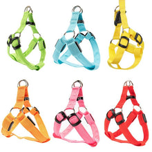 Load image into Gallery viewer, Rechargeable LED Nylon Pet Dog Cat Harness Led Flashing Light Harness Collar Safety Pet Leds Leash Rope Belt Dog Accessories
