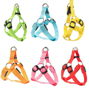 Rechargeable LED Nylon Pet Dog Cat Harness Led Flashing Light Harness Collar Safety Pet Leds Leash Rope Belt Dog Accessories