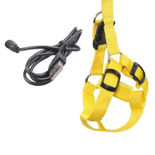 Load image into Gallery viewer, Rechargeable LED Nylon Pet Dog Cat Harness Led Flashing Light Harness Collar Safety Pet Leds Leash Rope Belt Dog Accessories
