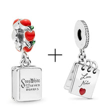 Load image into Gallery viewer, 2Pcs/lot Special Offer Red Lucky Cat &amp; Mickey Beads Charms Fit Pandora Bracelet &amp; Necklaces For Women Jewelry Making Accessories
