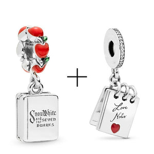 2Pcs/lot Special Offer Red Lucky Cat & Mickey Beads Charms Fit Pandora Bracelet & Necklaces For Women Jewelry Making Accessories