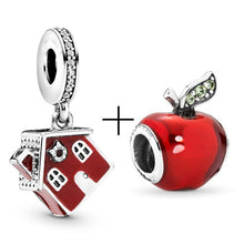 Load image into Gallery viewer, 2Pcs/lot Special Offer Red Lucky Cat &amp; Mickey Beads Charms Fit Pandora Bracelet &amp; Necklaces For Women Jewelry Making Accessories
