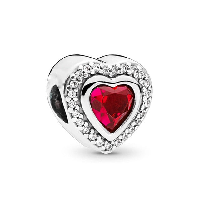 2Pcs/lot Special Offer Red Lucky Cat & Mickey Beads Charms Fit Pandora Bracelet & Necklaces For Women Jewelry Making Accessories