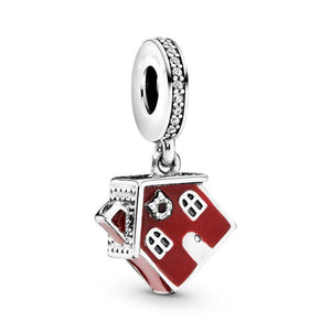 2Pcs/lot Special Offer Red Lucky Cat & Mickey Beads Charms Fit Pandora Bracelet & Necklaces For Women Jewelry Making Accessories