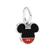 Load image into Gallery viewer, 2Pcs/lot Special Offer Red Lucky Cat &amp; Mickey Beads Charms Fit Pandora Bracelet &amp; Necklaces For Women Jewelry Making Accessories
