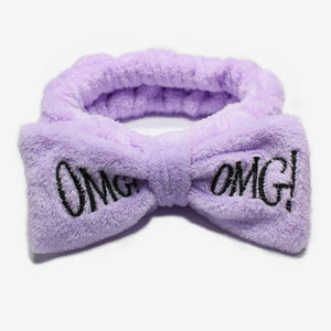 Bow Headwear Fleece Coral Wash Face Bath Mask Makeup Turban Women Girls Letter Dot Striped Cat Shape Hairband Hair Accessories