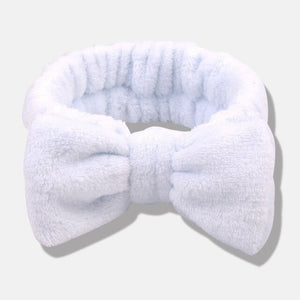 Bow Headwear Fleece Coral Wash Face Bath Mask Makeup Turban Women Girls Letter Dot Striped Cat Shape Hairband Hair Accessories