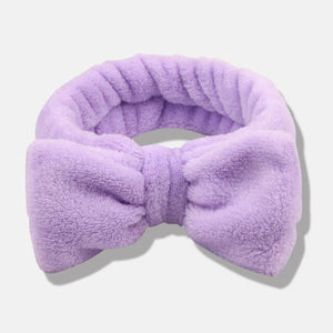 Bow Headwear Fleece Coral Wash Face Bath Mask Makeup Turban Women Girls Letter Dot Striped Cat Shape Hairband Hair Accessories