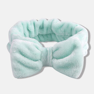 Bow Headwear Fleece Coral Wash Face Bath Mask Makeup Turban Women Girls Letter Dot Striped Cat Shape Hairband Hair Accessories
