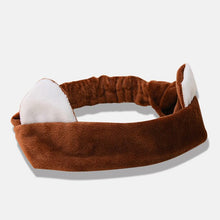 Load image into Gallery viewer, Bow Headwear Fleece Coral Wash Face Bath Mask Makeup Turban Women Girls Letter Dot Striped Cat Shape Hairband Hair Accessories
