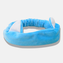 Load image into Gallery viewer, Bow Headwear Fleece Coral Wash Face Bath Mask Makeup Turban Women Girls Letter Dot Striped Cat Shape Hairband Hair Accessories
