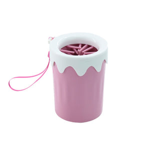 PAPASGIX 1pc Cat Dog Cleaning Tool Soft Plastic Washing Brush Paw Washer Accessories Pet Dogs Foot Clean Cup Paws Plunger