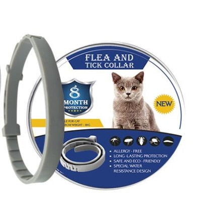 2019 New  8 Month Flea & Tick Prevention Collar for Cats dog Mosquitoes Repellent Collar Insect Mosquitoes