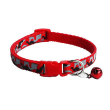 Load image into Gallery viewer, Pet Dog Cat Collars Polyester Dog Camouflage Collar With Bell Kitten Neck Adjustable Collar For Small Pet Dog Leash
