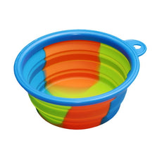 Load image into Gallery viewer, Dog Water Food Container Collapsible Silicone Folding Dog Cat Bowl Outfit Portable Travel Bowl Dog Feeder Cup Pet Accessories

