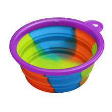 Load image into Gallery viewer, Dog Water Food Container Collapsible Silicone Folding Dog Cat Bowl Outfit Portable Travel Bowl Dog Feeder Cup Pet Accessories
