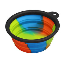 Load image into Gallery viewer, Dog Water Food Container Collapsible Silicone Folding Dog Cat Bowl Outfit Portable Travel Bowl Dog Feeder Cup Pet Accessories
