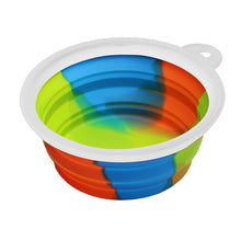 Load image into Gallery viewer, Dog Water Food Container Collapsible Silicone Folding Dog Cat Bowl Outfit Portable Travel Bowl Dog Feeder Cup Pet Accessories
