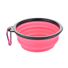 Load image into Gallery viewer, Dog Water Food Container Collapsible Silicone Folding Dog Cat Bowl Outfit Portable Travel Bowl Dog Feeder Cup Pet Accessories
