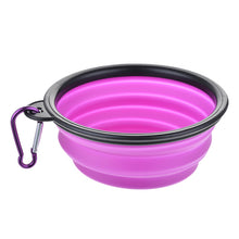 Load image into Gallery viewer, Dog Water Food Container Collapsible Silicone Folding Dog Cat Bowl Outfit Portable Travel Bowl Dog Feeder Cup Pet Accessories
