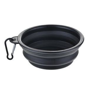Dog Water Food Container Collapsible Silicone Folding Dog Cat Bowl Outfit Portable Travel Bowl Dog Feeder Cup Pet Accessories