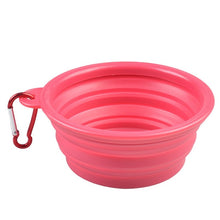 Load image into Gallery viewer, Dog Water Food Container Collapsible Silicone Folding Dog Cat Bowl Outfit Portable Travel Bowl Dog Feeder Cup Pet Accessories
